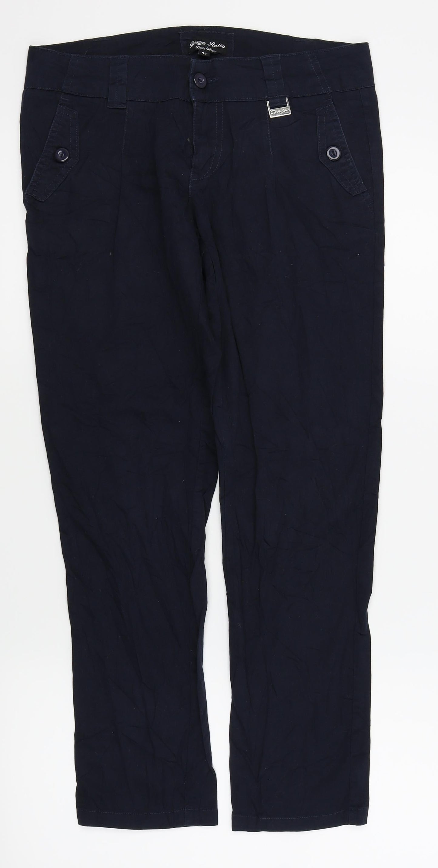pascia women Womens Black   Trousers  Size 14 L25 in