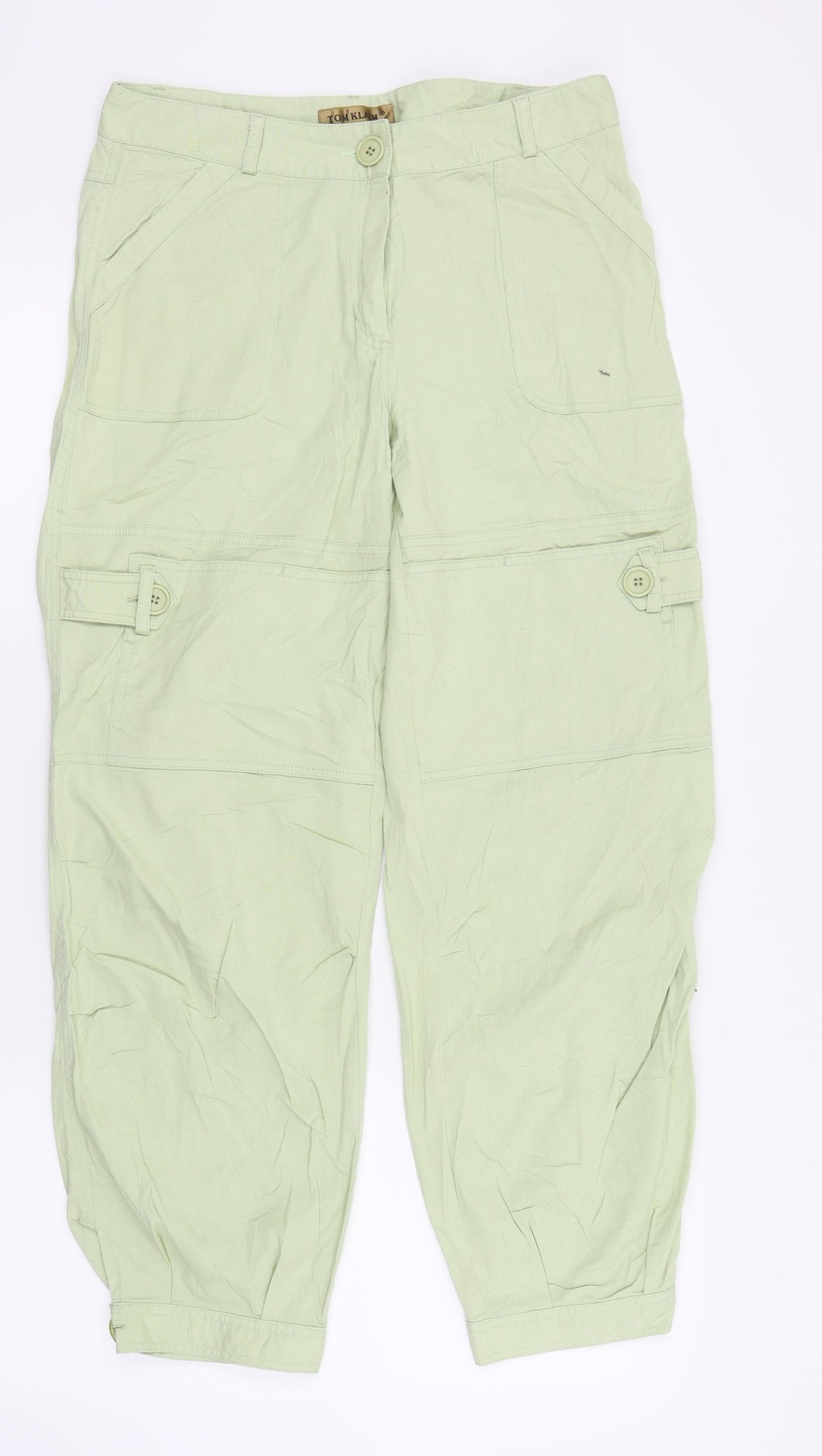 tom klam Womens Green   Trousers  Size 30 in L26 in