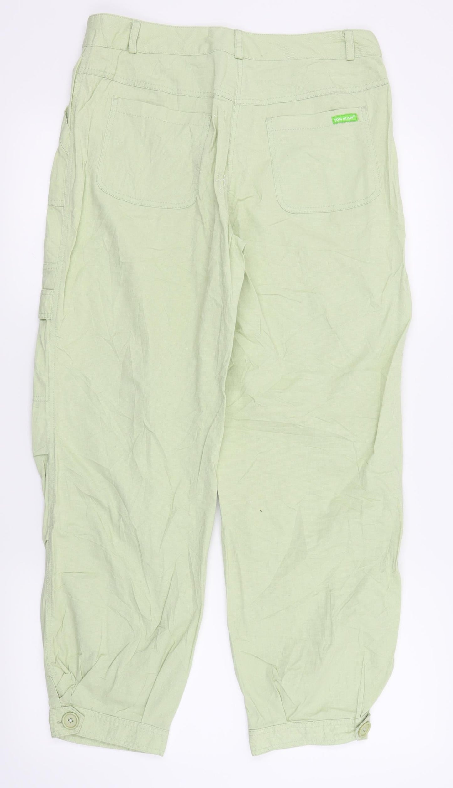 tom klam Womens Green   Trousers  Size 30 in L26 in