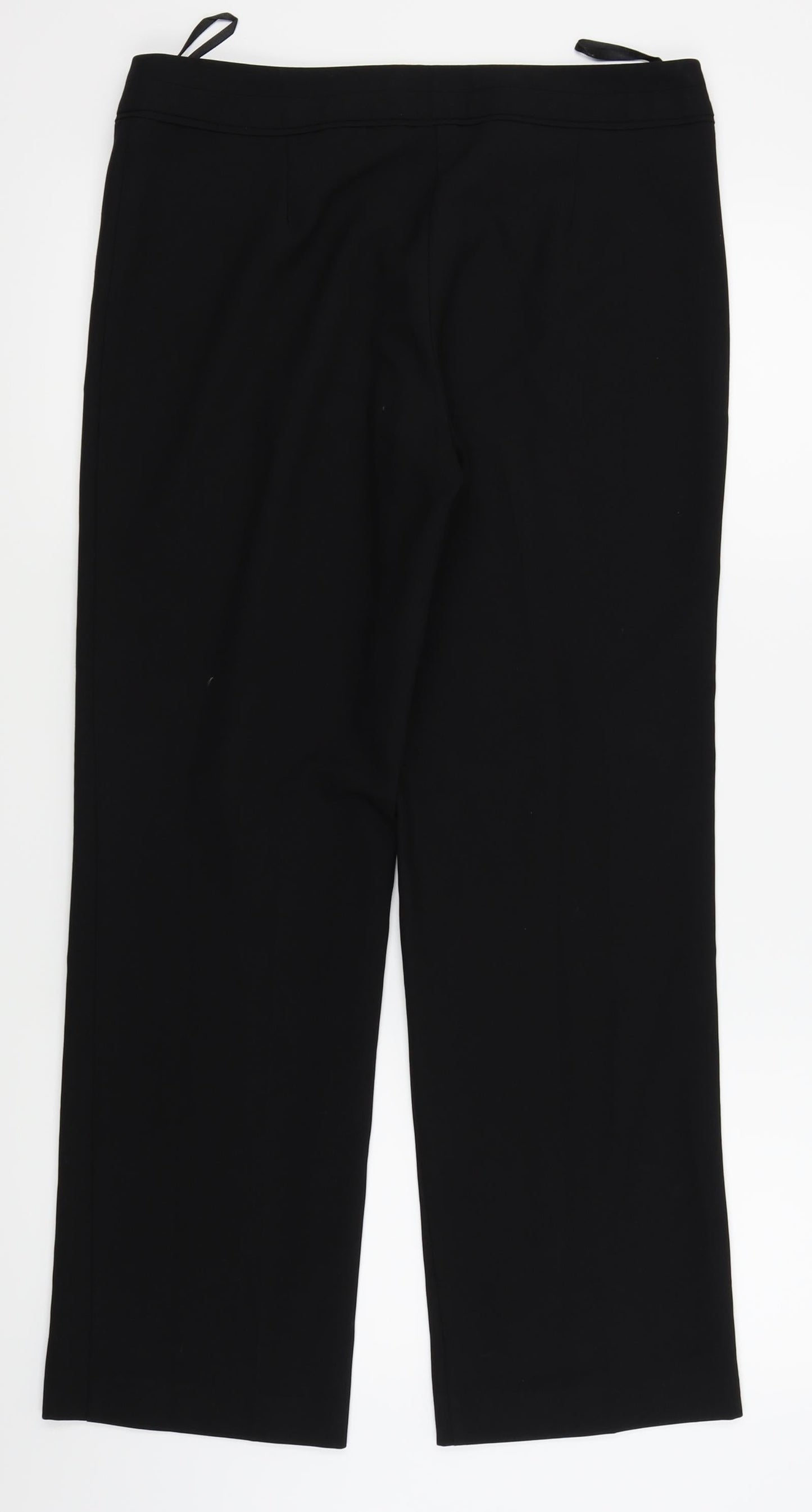 F&F Womens Black   Trousers  Size 10 L27 in