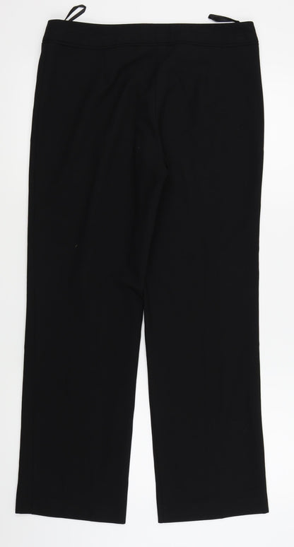 F&F Womens Black   Trousers  Size 10 L27 in