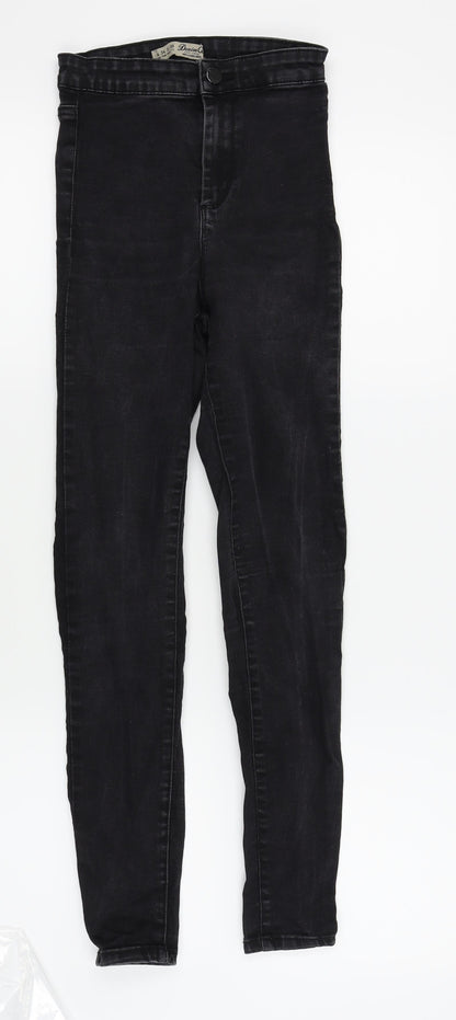 Womens UK Size 6 denim and co Regular Fit Skinny Black Jeans
