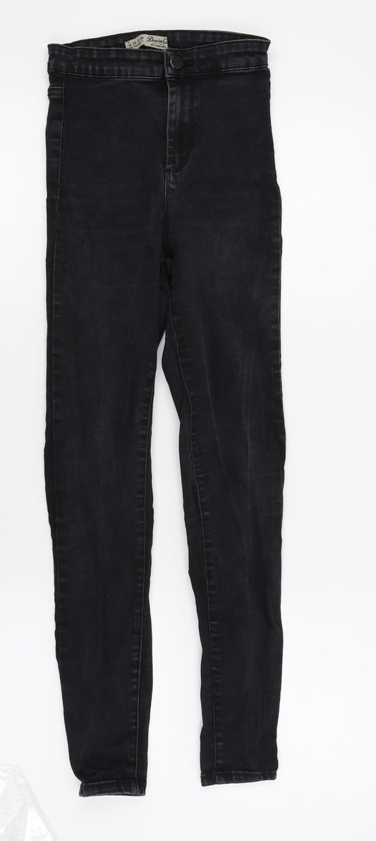 Womens UK Size 6 denim and co Regular Fit Skinny Black Jeans