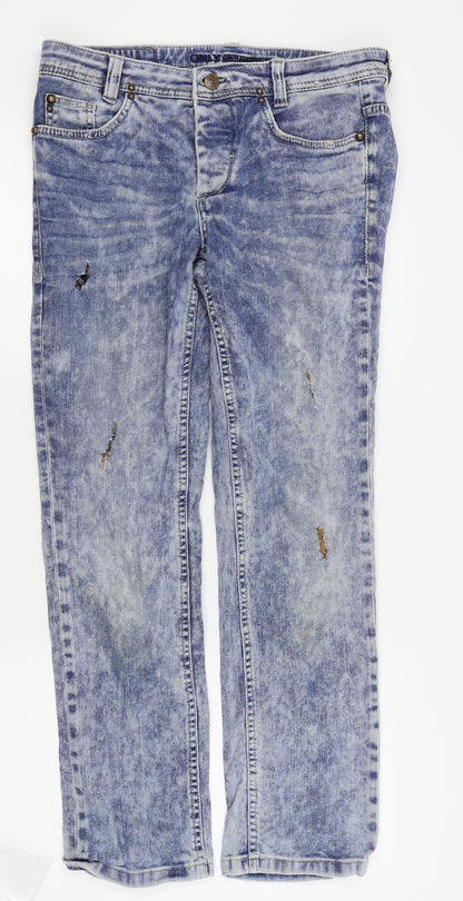 onlyjeans Womens Blue   Skinny Jeans Size 30 in L27 in - ripped jeans