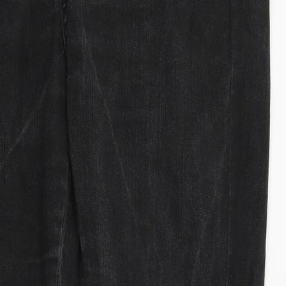 Womens UK Size 12 DENIM AND CO Regular Fit Skinny Black Jeans