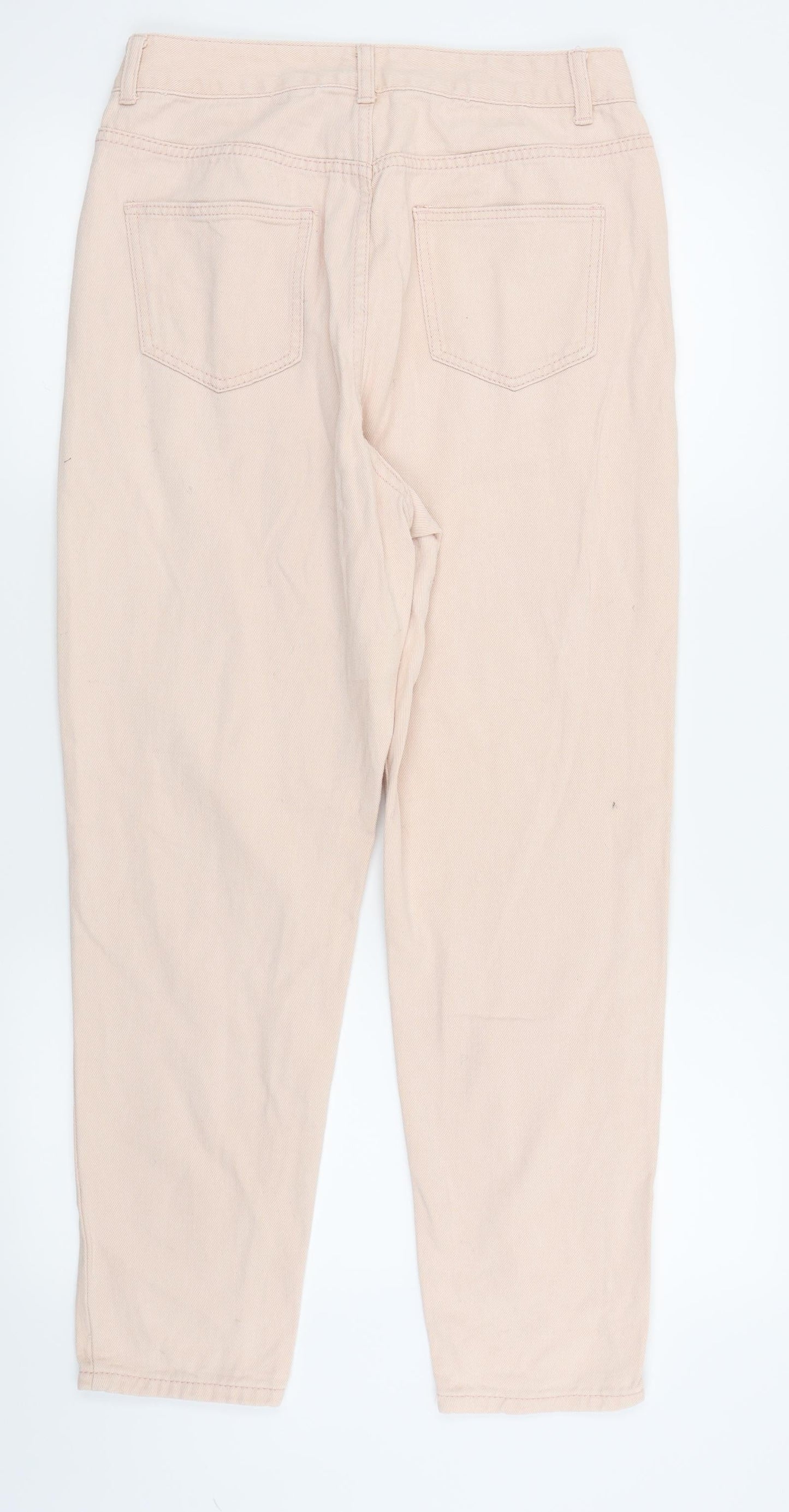 Boohoo Womens Pink   Skinny Jeans Size 12 L25 in