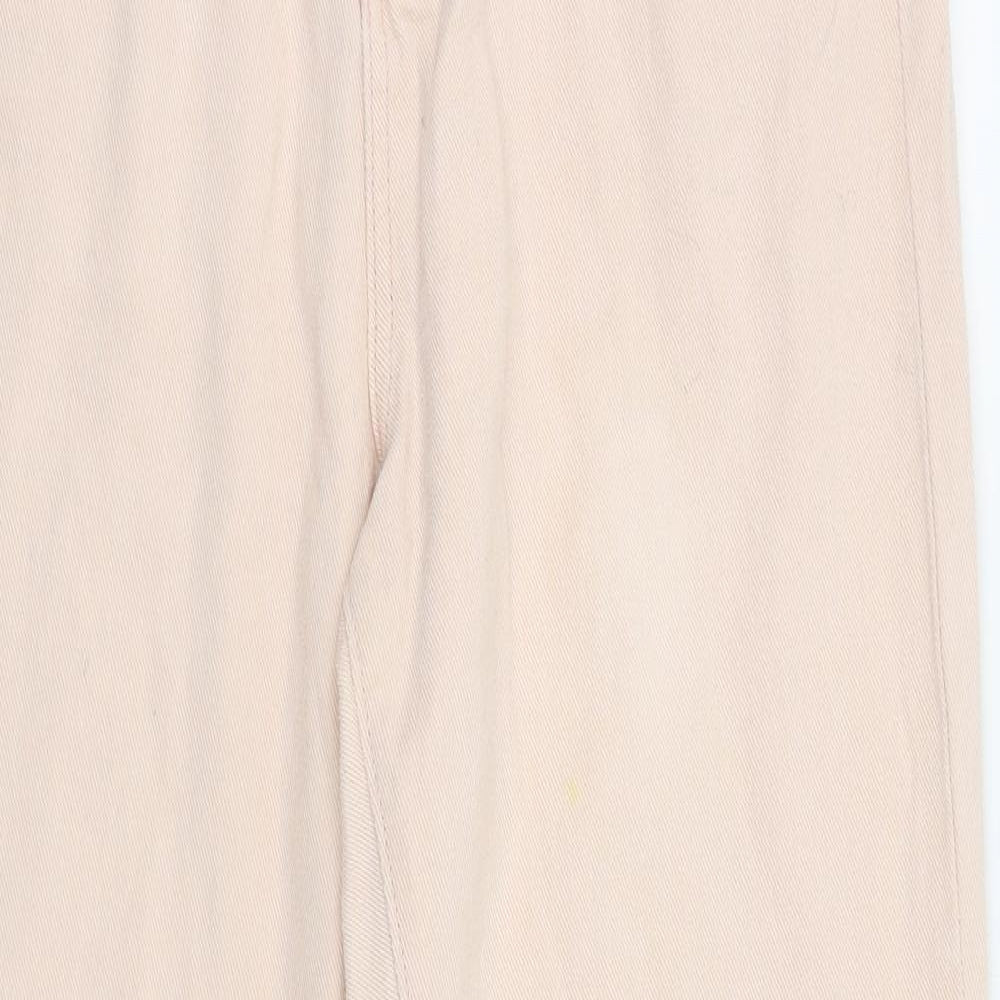 Boohoo Womens Pink   Skinny Jeans Size 12 L25 in