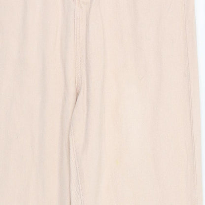 Boohoo Womens Pink   Skinny Jeans Size 12 L25 in