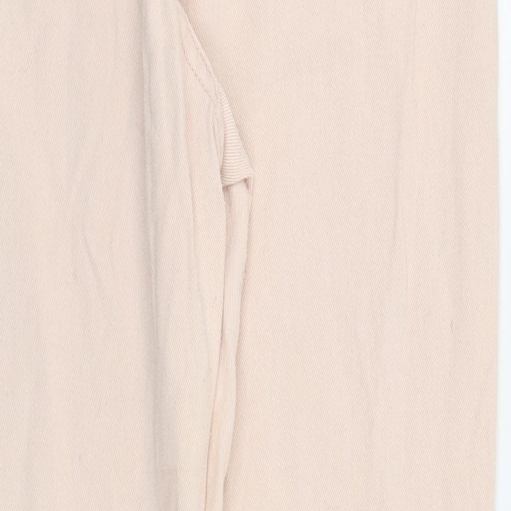 Boohoo Womens Pink   Skinny Jeans Size 12 L25 in