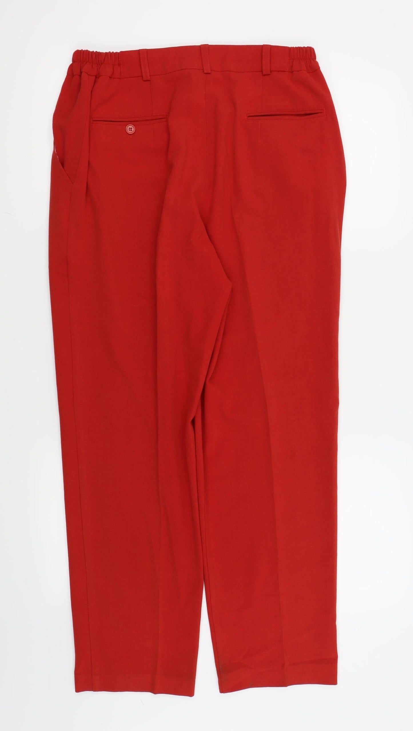 alison nickolas Womens Red   Trousers  Size 14 L25 in