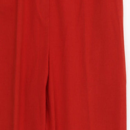 alison nickolas Womens Red   Trousers  Size 14 L25 in