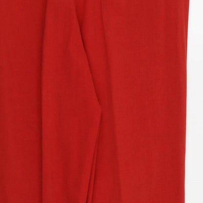 alison nickolas Womens Red   Trousers  Size 14 L25 in