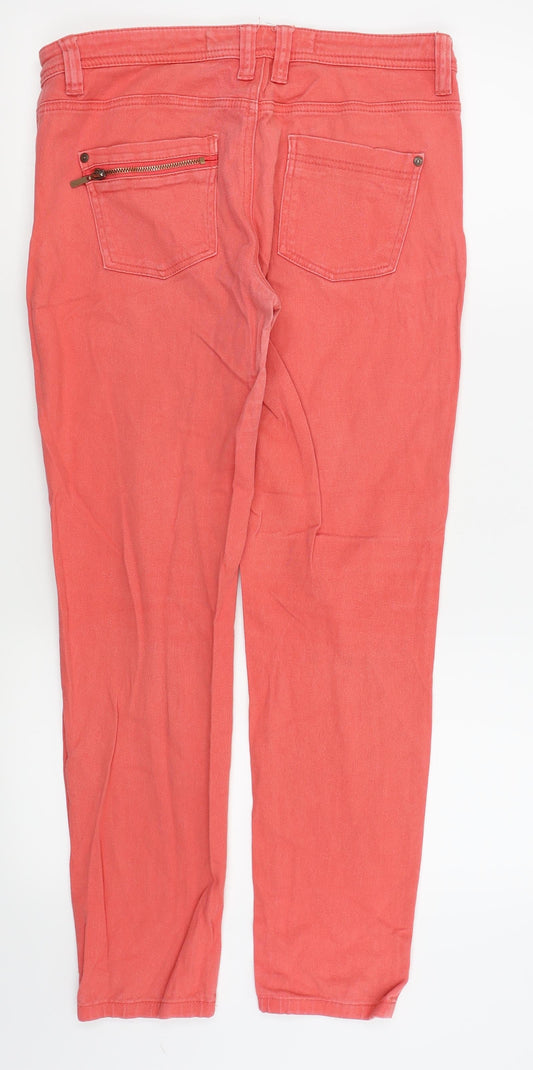 NEXT Womens Pink   Skinny Jeans Size 12 L25 in