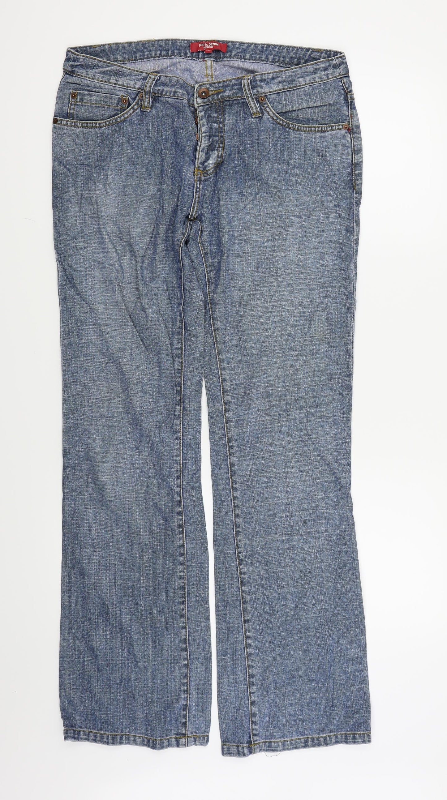 RESERVED Womens Blue   Trousers  Size 31 in L32 in