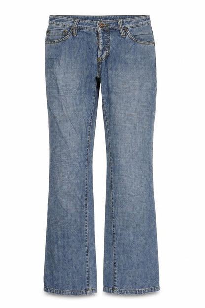 Womens UK Size 31 in RESERVED Regular Fit  Blue Trousers