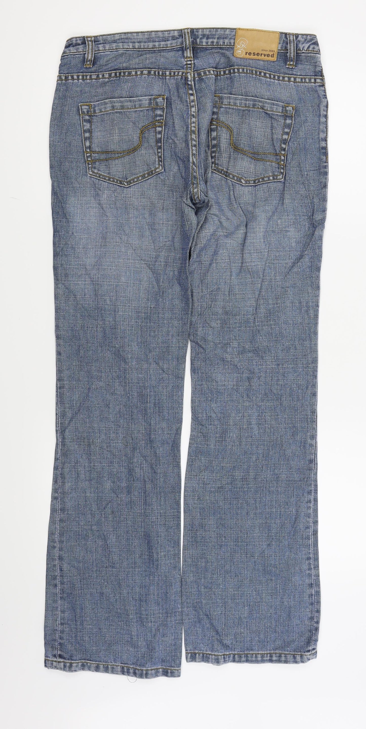 RESERVED Womens Blue   Trousers  Size 31 in L32 in
