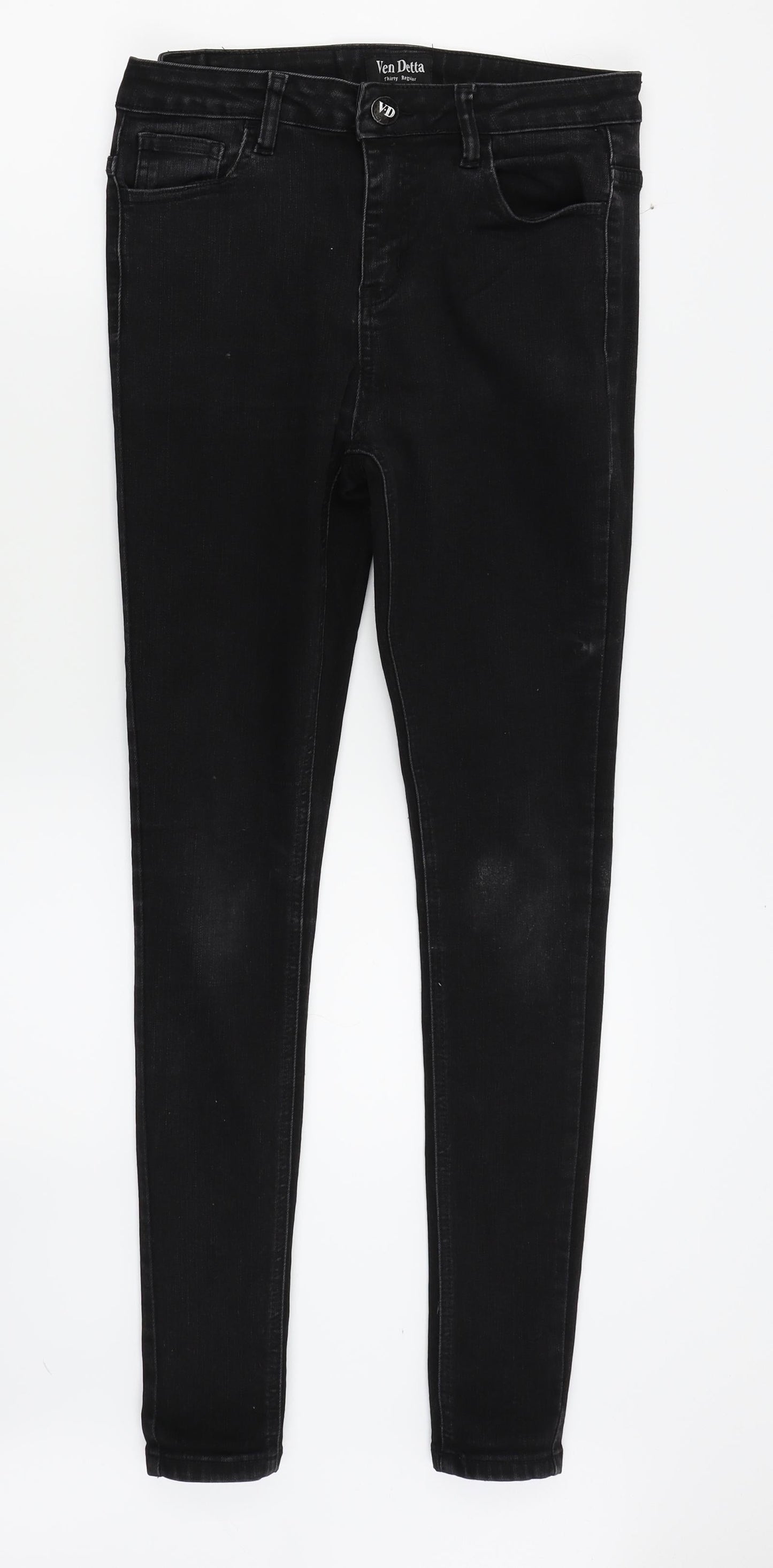 ven detta Womens Black   Skinny Jeans Size 30 in L28 in