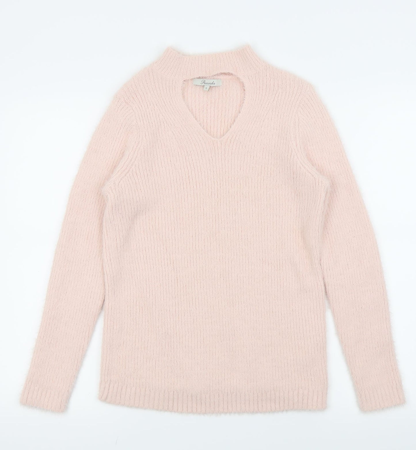 Peacocks Womens Pink   Pullover Jumper Size S