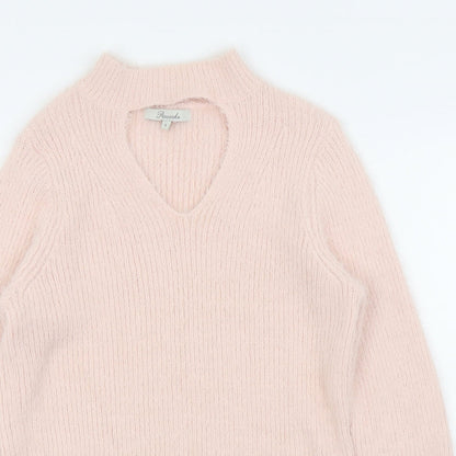 Peacocks Womens Pink   Pullover Jumper Size S