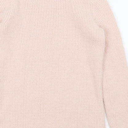 Peacocks Womens Pink   Pullover Jumper Size S