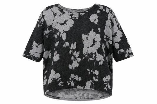 Womens UK Size 12 Roman Grey Basic T-Shirt