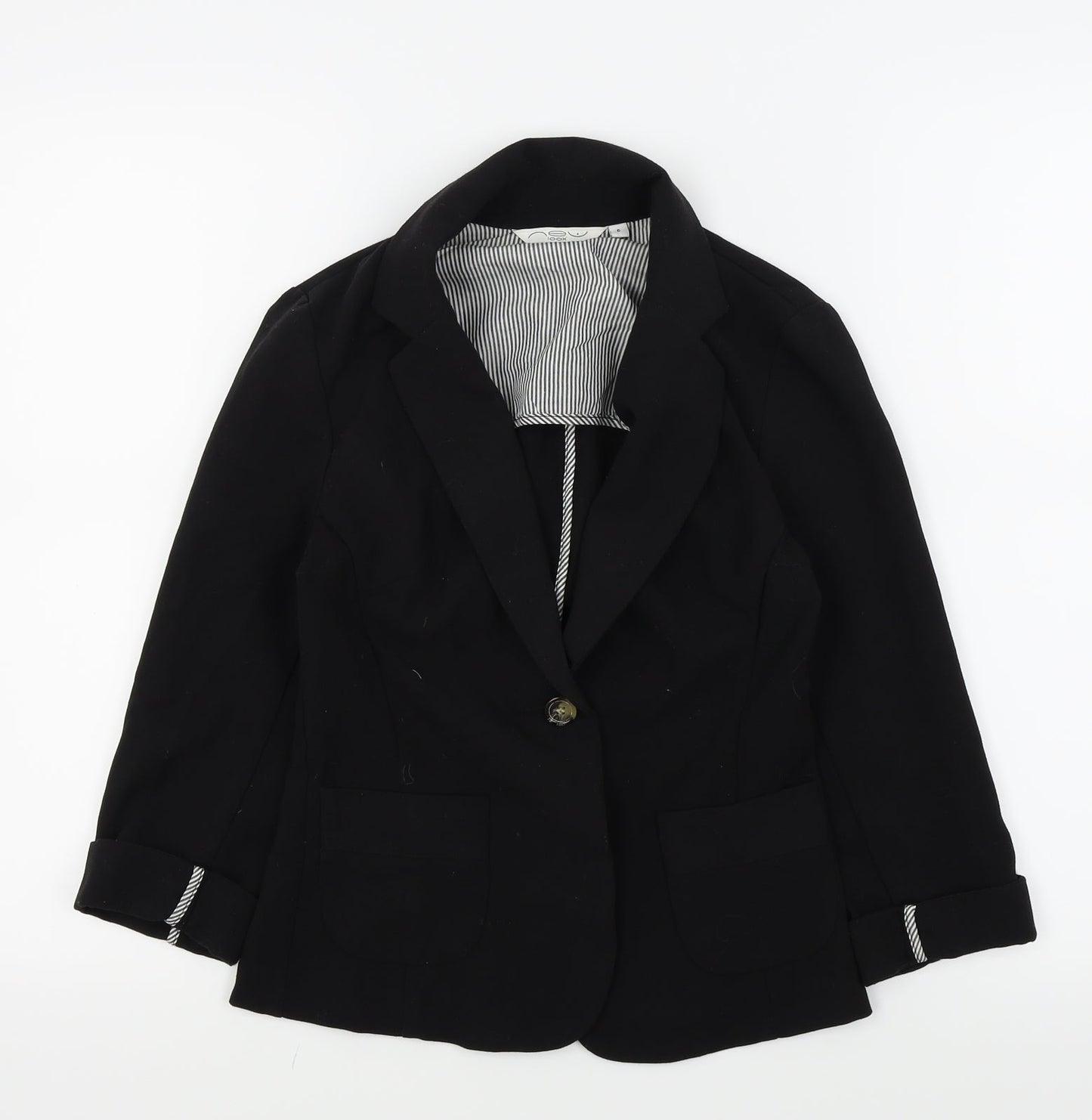 New Look Womens Black   Jacket Blazer Size 6