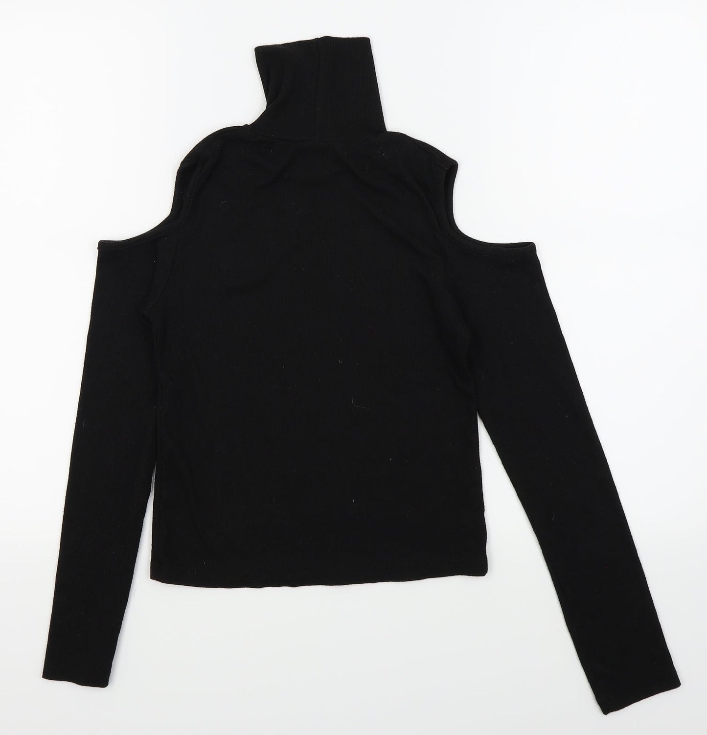YD Girls Black   Basic T-Shirt Size 11-12 Years