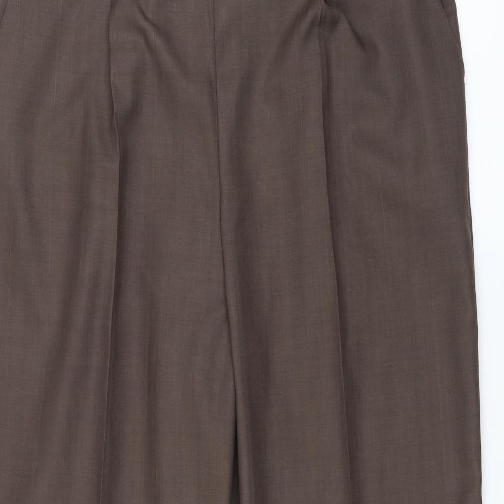AMARANTO Womens Brown   Trousers  Size 14 L27 in