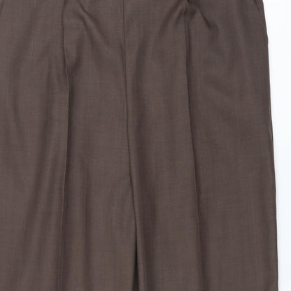 AMARANTO Womens Brown   Trousers  Size 14 L27 in
