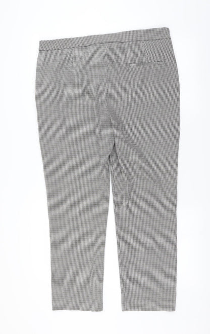 Womens UK Size 2XL Zara Regular Fit  Grey Trousers