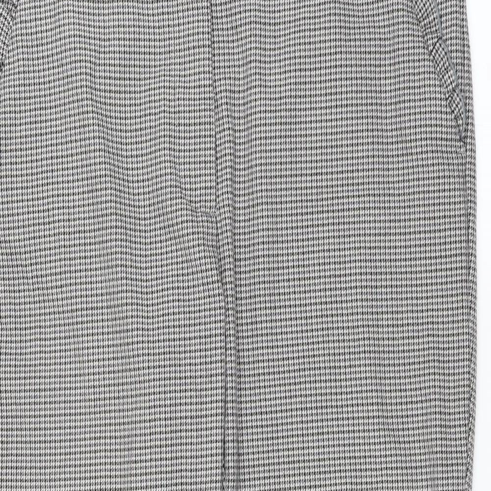 Womens UK Size 2XL Zara Regular Fit  Grey Trousers