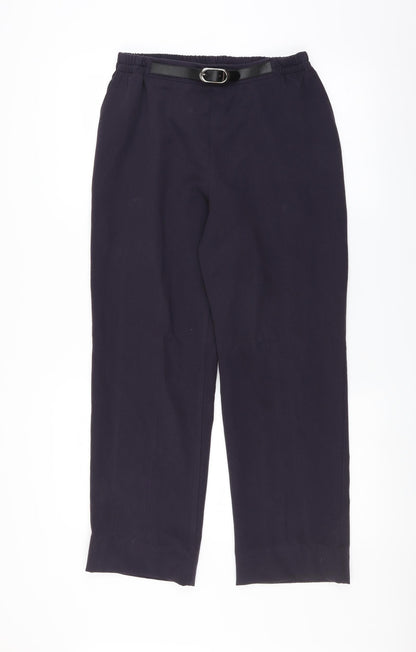 Womens UK Size 14 afibel Regular Fit  Purple Trousers