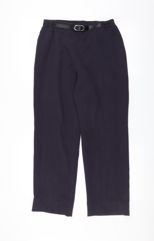Womens UK Size 14 afibel Regular Fit  Purple Trousers