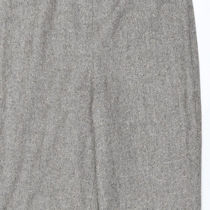 AMARANTO Womens Beige   Trousers  Size 10 L27 in - bootcut