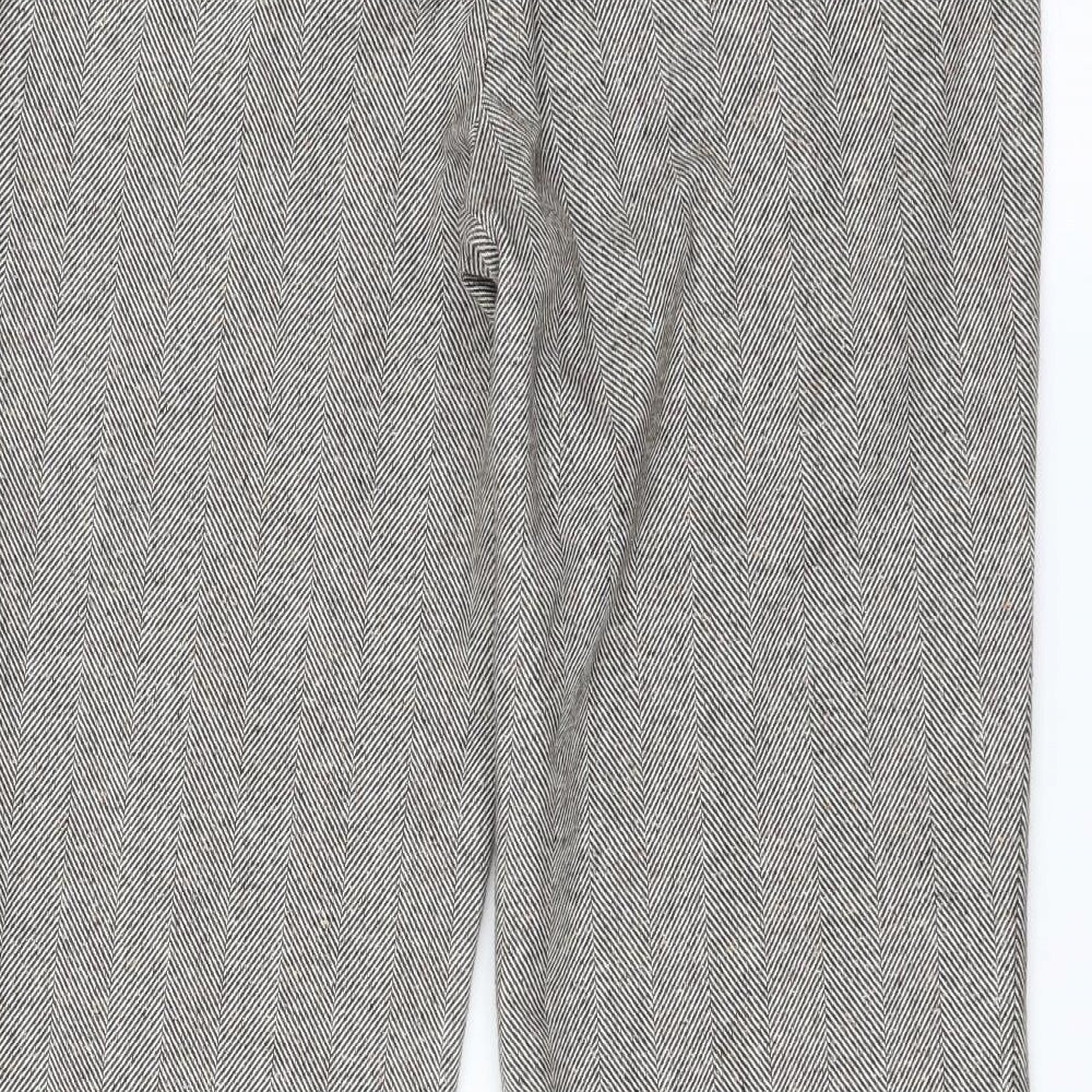 AMARANTO Womens Beige   Trousers  Size 10 L27 in - bootcut