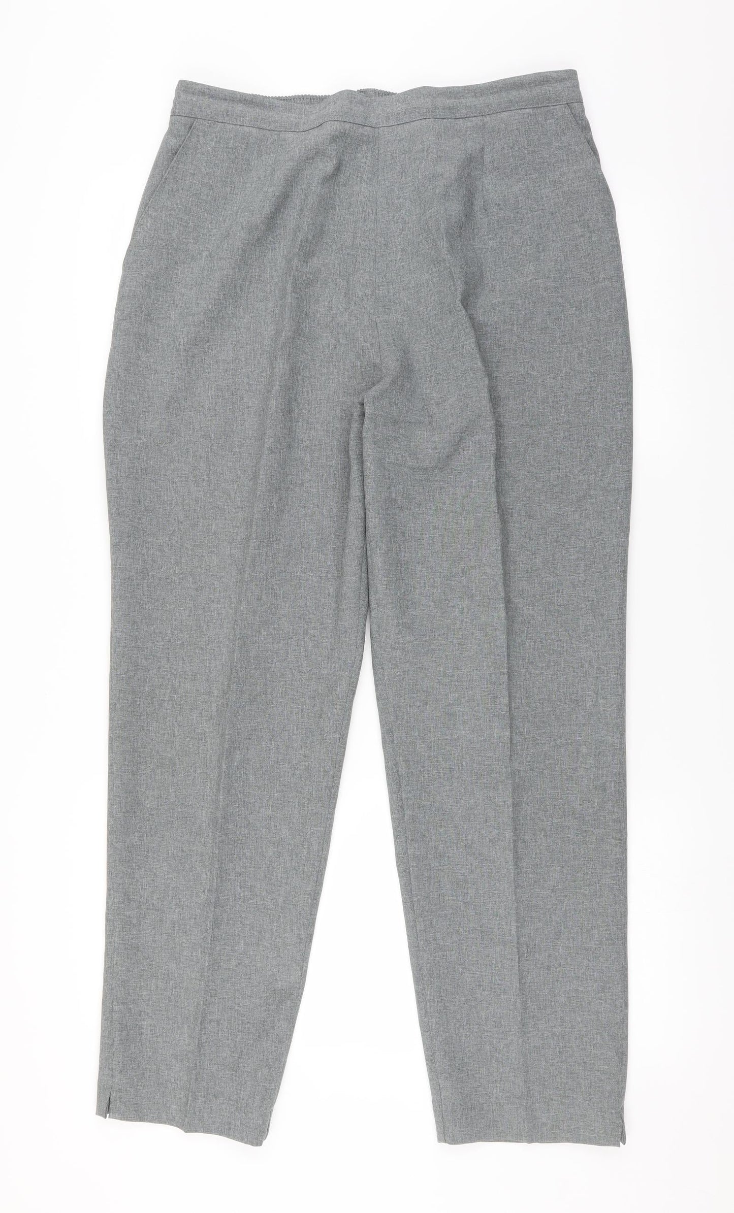 Womens UK Size 18 Preworn Regular Fit  Grey Trousers