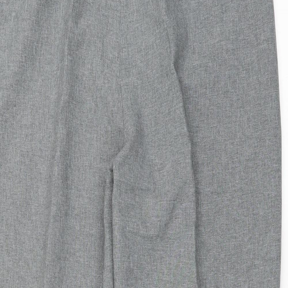 Womens UK Size 18 Preworn Regular Fit  Grey Trousers
