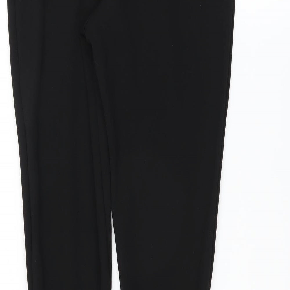 Missguided Womens Black   Trousers  Size 8 L33 in - Ruffle Hem