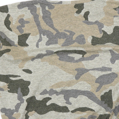 Select Mens Green Camouflage  Pullover Sweatshirt Size S
