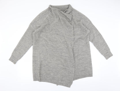 Noisy may Womens Grey   Cardigan Jumper Size L