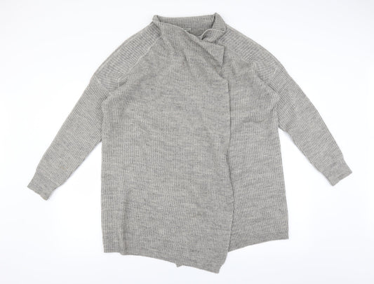 Noisy may Womens Grey   Cardigan Jumper Size L