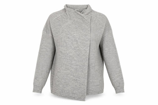Noisy may Womens Grey   Cardigan Jumper Size L