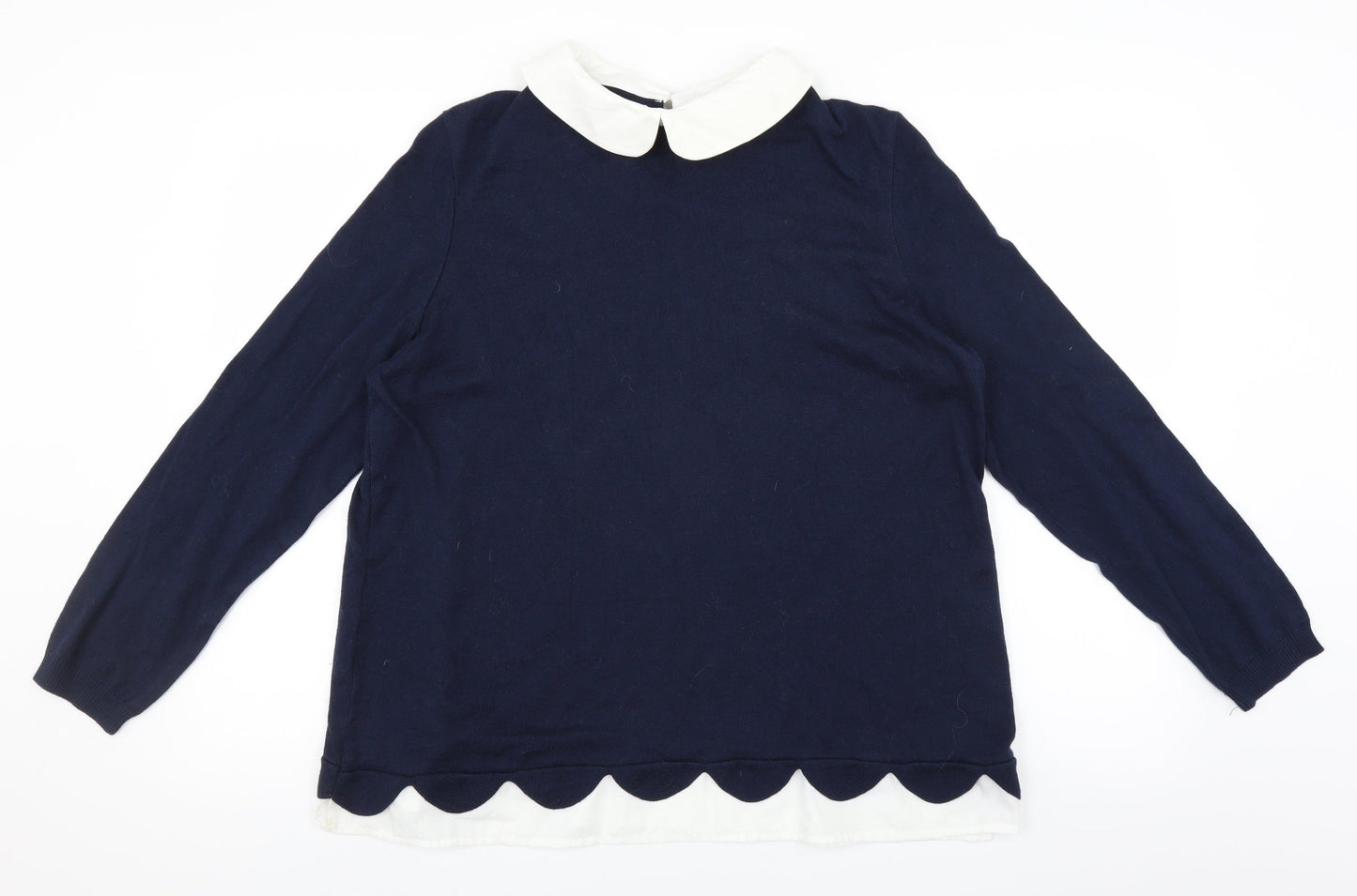 Preworn Womens Blue   Pullover Jumper Size L