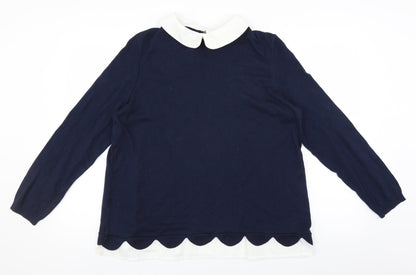 Preworn Womens Blue   Pullover Jumper Size L