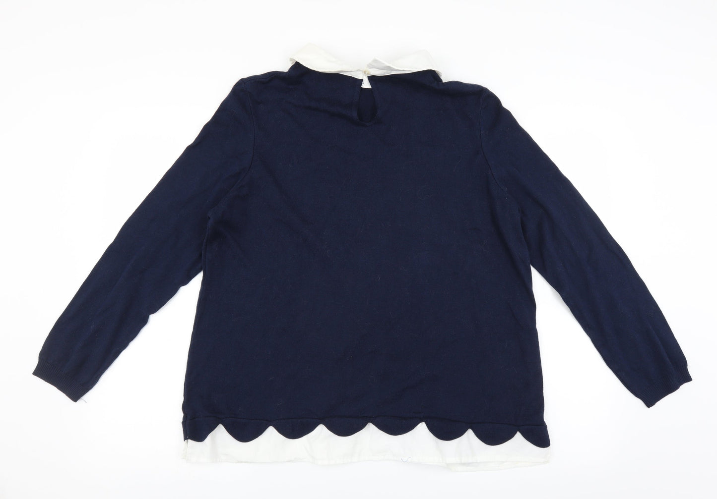 Preworn Womens Blue   Pullover Jumper Size L