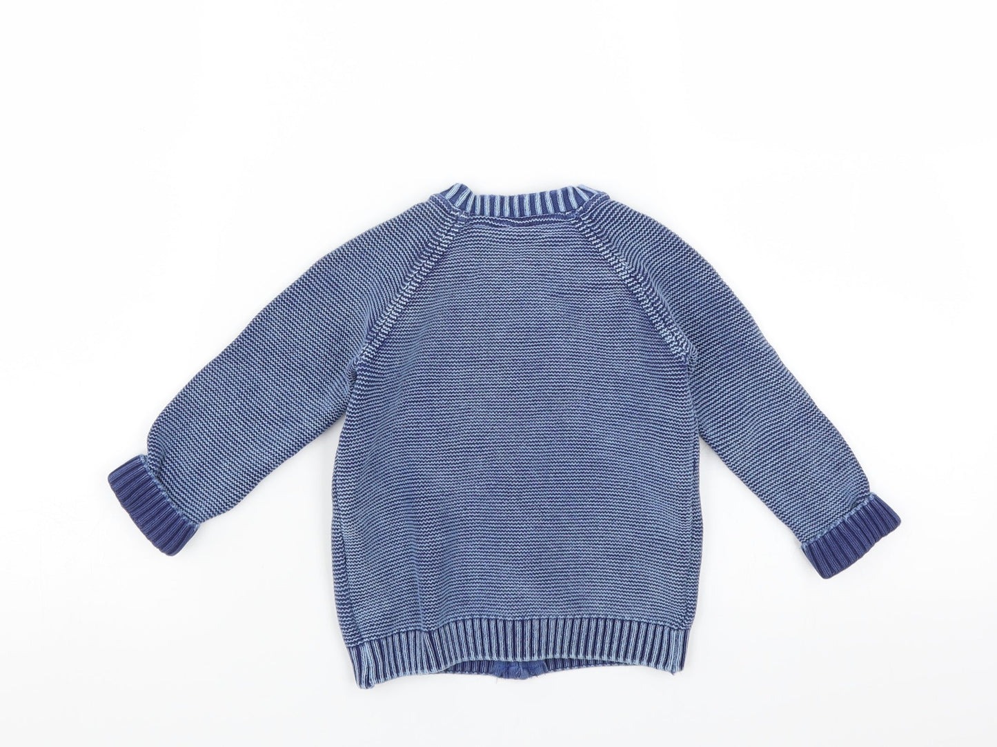 F&F Boys Blue   Cardigan Jumper Size 12-18 Months