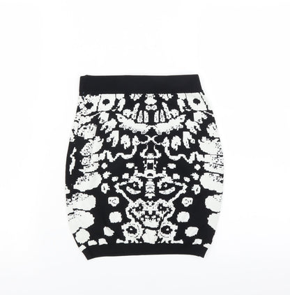 swede paris Womens Black   Bandage Skirt Size S
