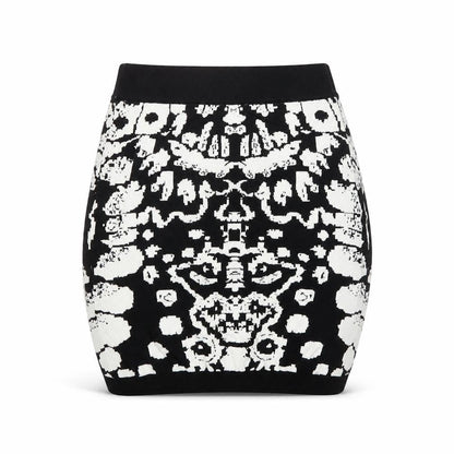 swede paris Womens Black   Bandage Skirt Size S