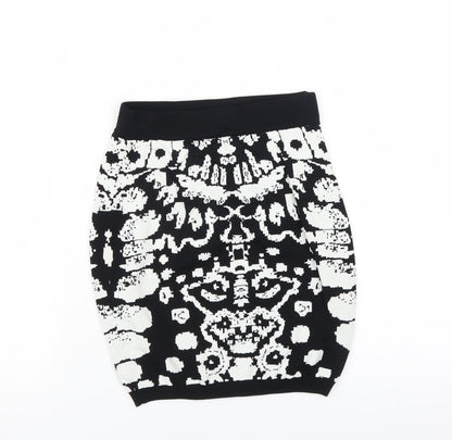 swede paris Womens Black   Bandage Skirt Size S