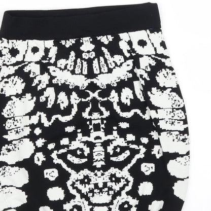 swede paris Womens Black   Bandage Skirt Size S